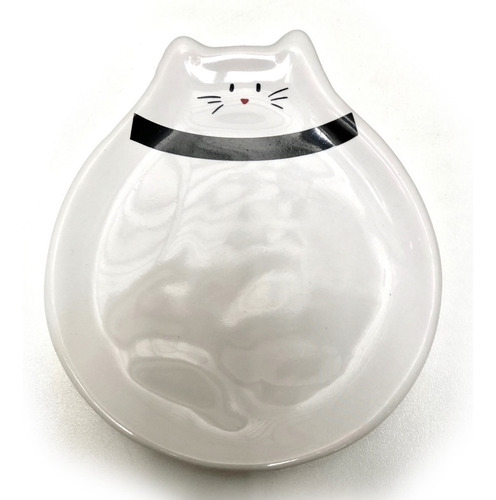 Plato Con Forma De Gato (blanco)