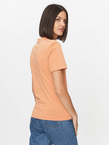 Polera Monologo Slim V-neck Naranja Calvin Klein