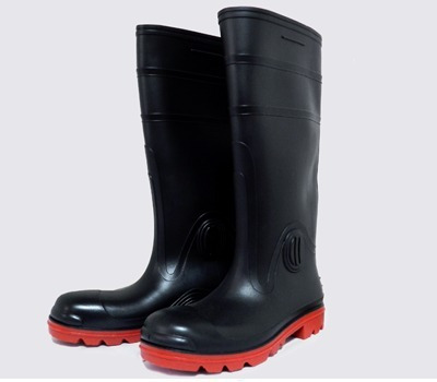 Bota Pvc Industrial Suela Roja