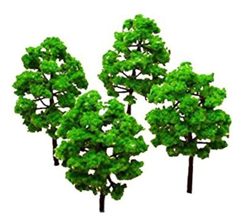 25pcs Modelo Arbol Mini Paisaje Arquitectura Tren