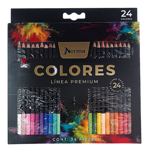 Colores Norma Premium X 24 Uds