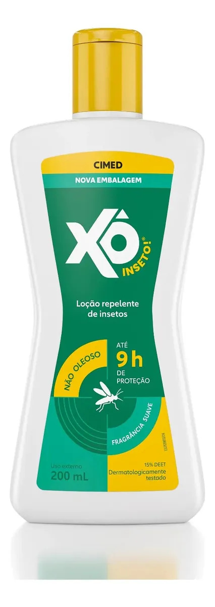 Repelente Xô Inseto Cimed 200ml Até 9h De Proteção 15% Deet