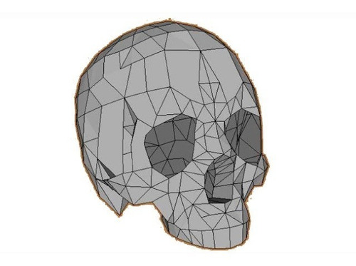 Skull, Craneo. Papercraft, Plantilla Pdf