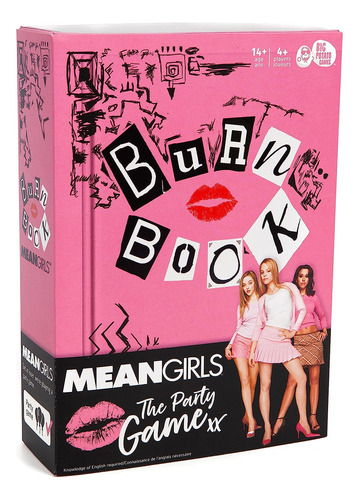 Mean Girls Burn Book Party Juego De Cartas Familiar Basado E