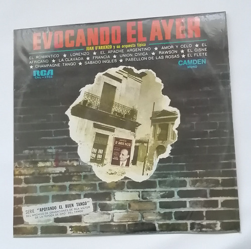 Juan D'arienzo - Evocando El Ayer ( L P Ed. Uruguay 1978)