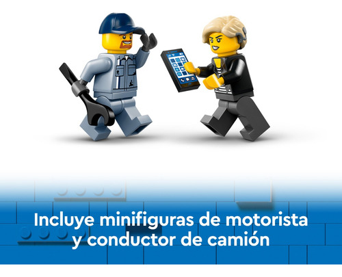 Lego City Camión Grúa Y Reparación Del Auto Deportivo 60435 101 City Great Vehicles
