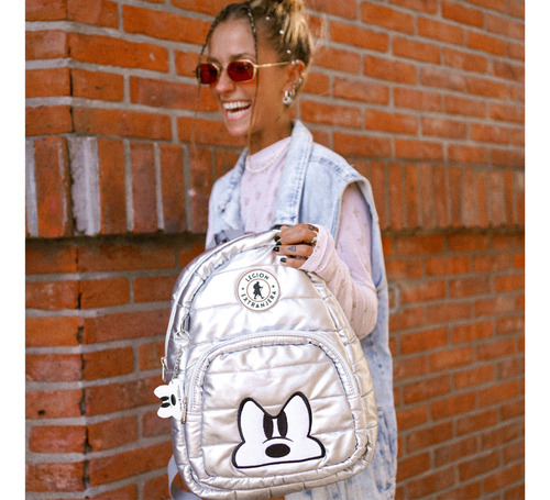 Mochila Alison Mickey Silver