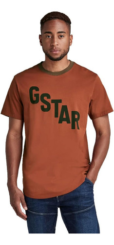 G-star Raw Camiseta Con Cuello Redondo Y Gráfico Lash Para H