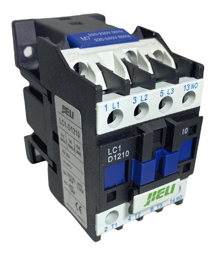 Contactor Tripolar 12a 1na 24v 220v 380v Jieli 