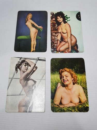 Imagen 3 de 6 de Almanaques Bolsillo Eróticos 1960 En Blanco X 14 Mag 57279
