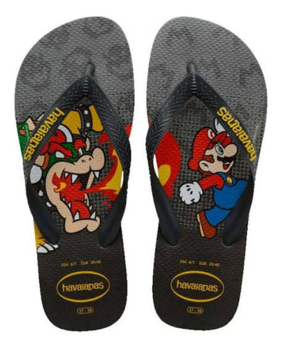 Chinelo Havaianas Mario Bros Original Masculino E Feminino