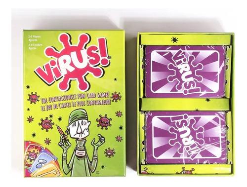 Virus! Juego De Cartas Familiar De Desarrollo Intelectual
