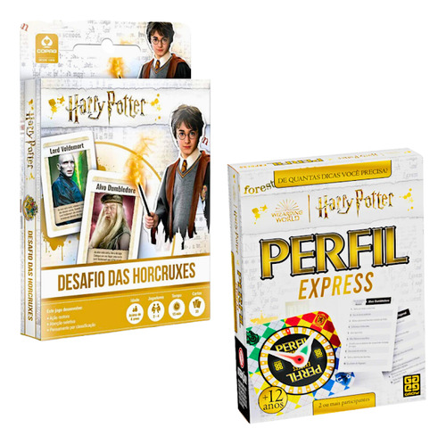 Kit Jogos Harry Potter Perfil Express Desafio Das Horcruxes