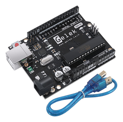 Gelek Uno R3 - Placa De Microcontrolador Compatible Con Ardu