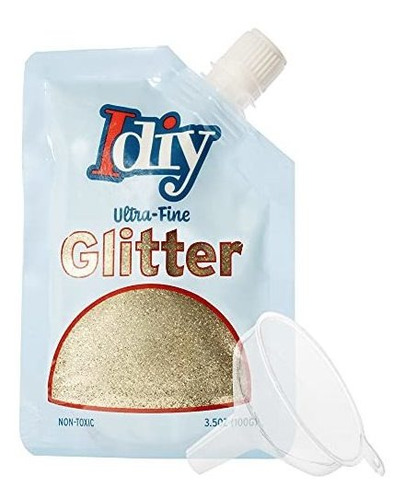 Glitter  X 100g Extra Fino - Dorado Miel