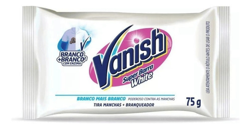 Alvejante Branqueador Barra Tira Manchas Vanish Branco White