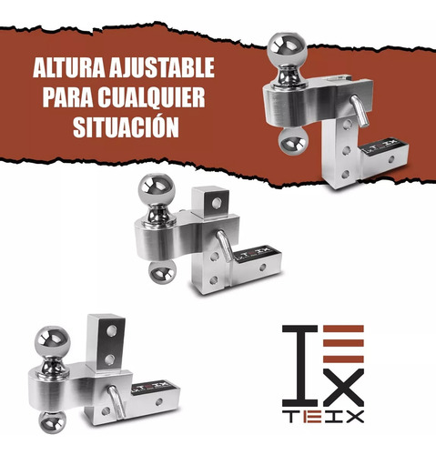 Kit Universal Tipo Bola Regulable Aluminio Teix Off Road
