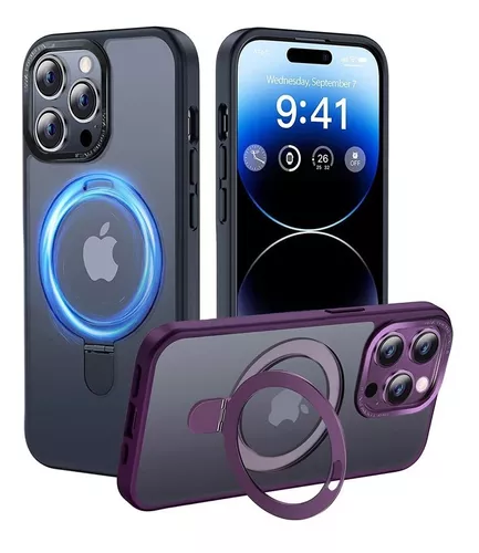 Funda iPhone 13 Pro Max Tapa Cámara Anillo Soporte Vídeo Negro - Fundas y  carcasas para teléfono móvil - Los mejores precios