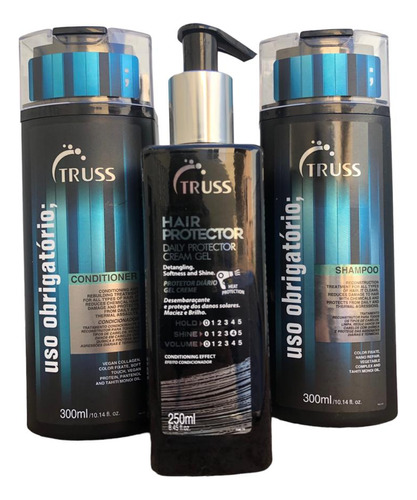 Truss Uso Obrigat Shampoo E Cond 300ml +hair Protector 250ml