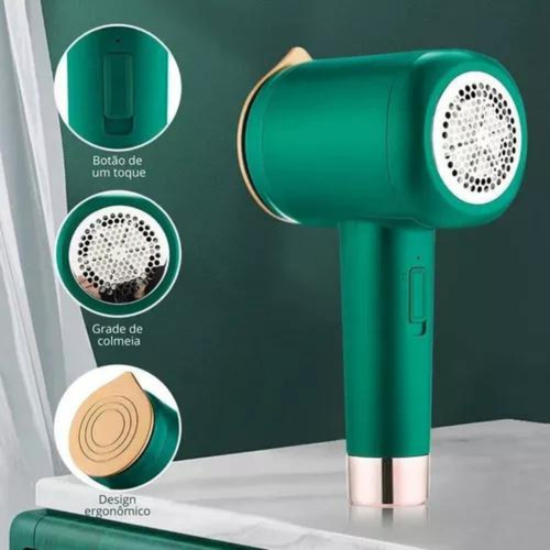 Papa Bolinha Elétrico Recarregável - Kapbom Ka-5556 110/220v Cor Verde 110v/220v