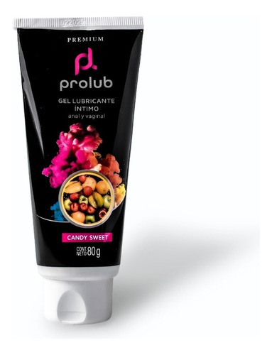 Gel Lubricante Anal Vaginal Prolub Candy Sweet 80g Tutti Frutti