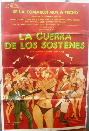 Afiche Original De La Película La Guerra De Los Sostenes