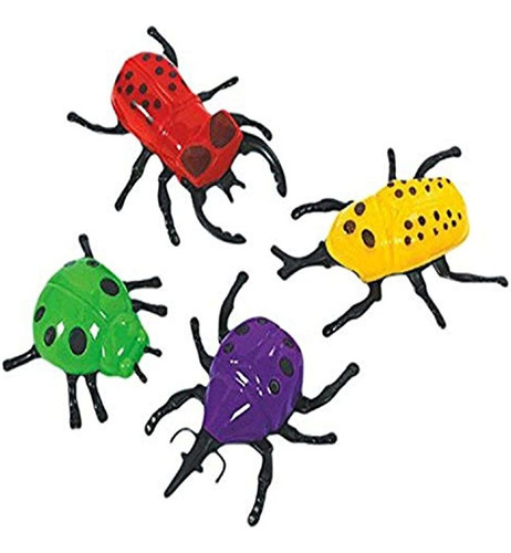 Party Perfect Assorted Wall Crawling Bugs Favorece El Paquet