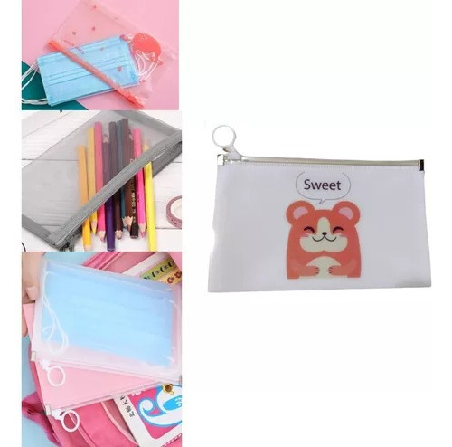 Funda Porta Mascarillas Con Diseño Niños 12 Unidades Colores Color Variado