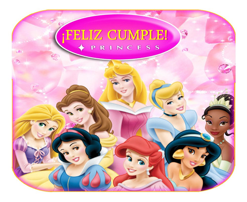 Princesas Para Imprimir Decoración Cumple Candy