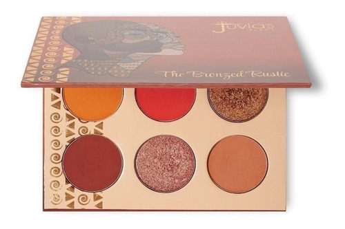Paleta de sombras de maquiagem rústica bronzeada Juvia's Place