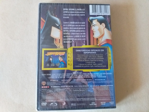 Dvd Batman Y Superman/ La Pelicula