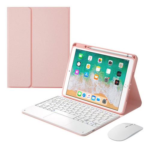 Funda+teclado Táctil+ratón Para iPad Air 3/iPad Pro 2nd 10.5