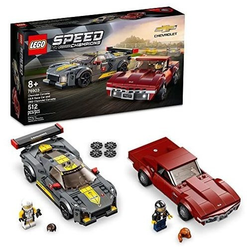 Lego Chevrolet Corvette 1969 Y C8.r Carrera 76903 512 Piezas