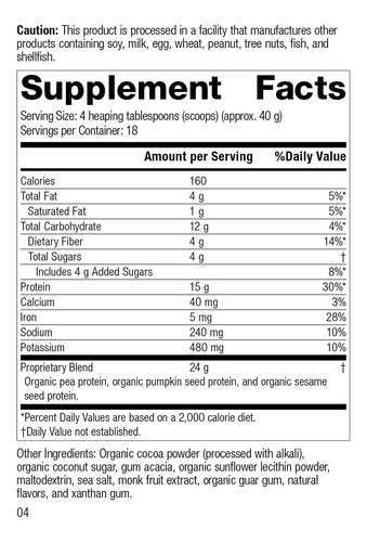 Suplemento Complete Pro Chocolate Standard Process 737 G