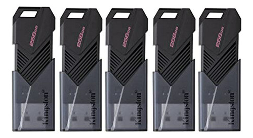 Pendrive  256gb Exodia Negro Mate - Pack 5