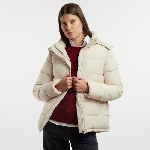 Campera Mujer Kevingston New Ima Beige Claro
