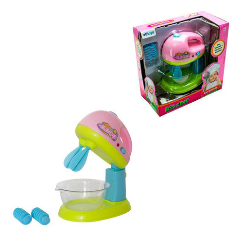 Batedeira Kit Chef De Brinquedo Luz Som - Etitoys