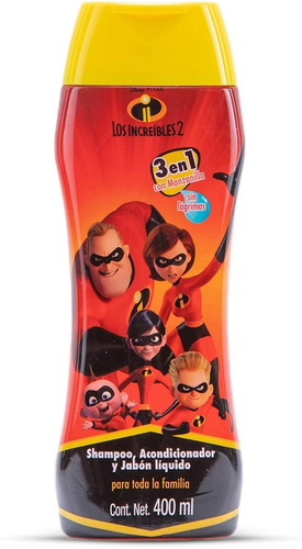 Shampoo 3 En 1 Con Tus Personajes Favoritos Disney