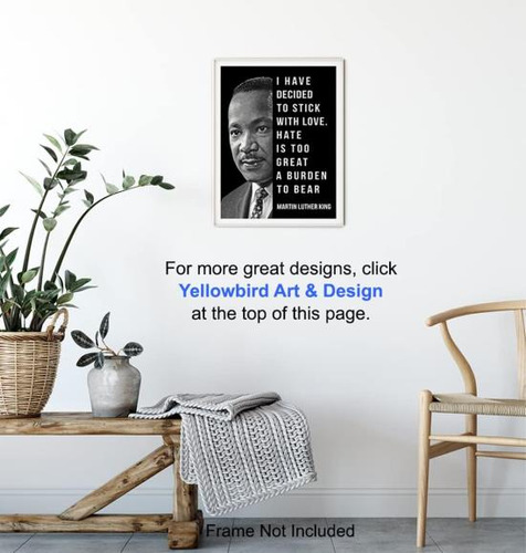 Cita De Martin Luther King ' Póster Inspirador De Mlk Para 8