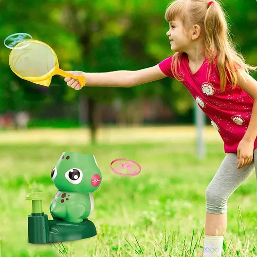 Disco Voador Com Lançador Voa De Verdade Dinosaur,mascota