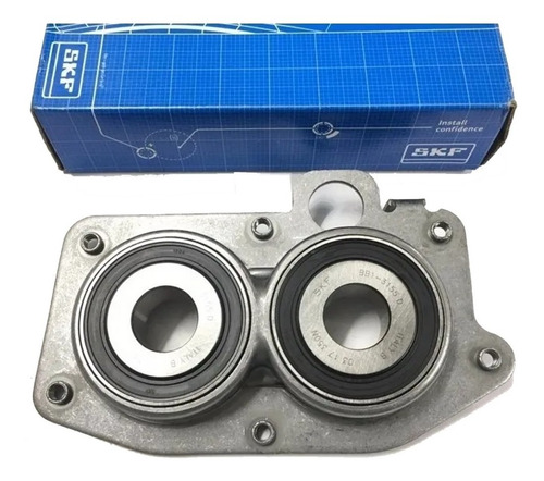Imagem 2 de 6 de Rolamento Duplo C/flange Cambio Fox Polo Golf G5 Todos Skf