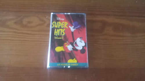 Super Hits  Volumen 2  Walt Disney  Cassette Nuevo 