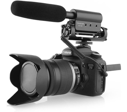 Interview Micrófono Para Cámara Nikon Canon Dv Videocámar