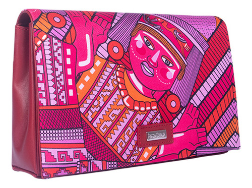 Bolsa Hook Pineda Covalin Caritas Sonrientes Veracruz Rosa Aqua Caritas Sonrientes Veracruz