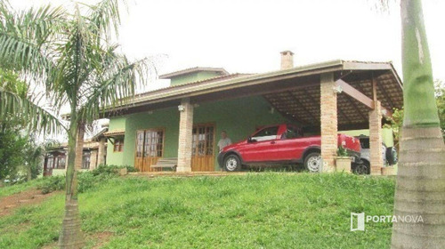 Chácara Com 3 Dormitórios À Venda, 4000 M² Por R$ 1.180.000,00 - Lagoa - Itapecerica Da Serra/sp - Ch0066