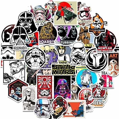 Stickers Star Wars Vinyl 50 Uds.