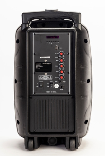 Parlante Bafle Portatil Daewoo Rock 12 Bluetooth Mic Karaoke