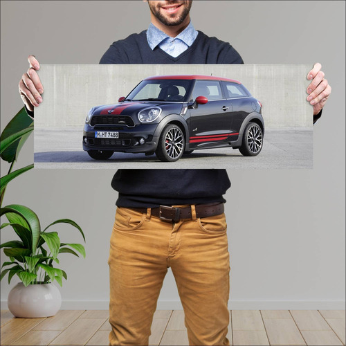 Cuadro 30x80cm Auto 2013 Mini John Cooper Works 178