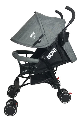 Carriola de paseo Noni IS-666-O gris con chasis color negro