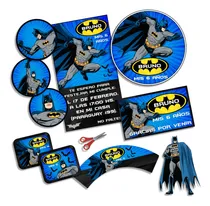 Comprar Kit Imprimible Batman Personalizado Cumpleaños Candybar